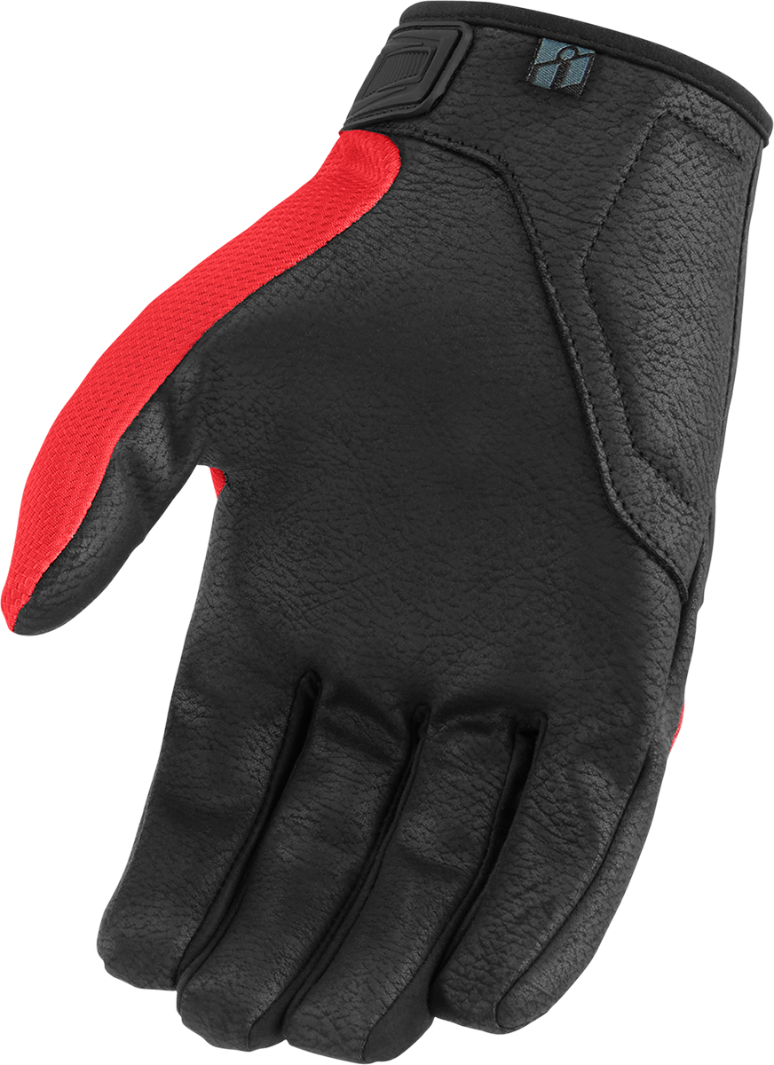ICON Hooligan™ CE Gloves Red