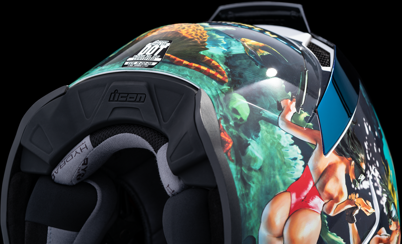 ICON Airflite™ Helmet Pleasuredome 4 Blue