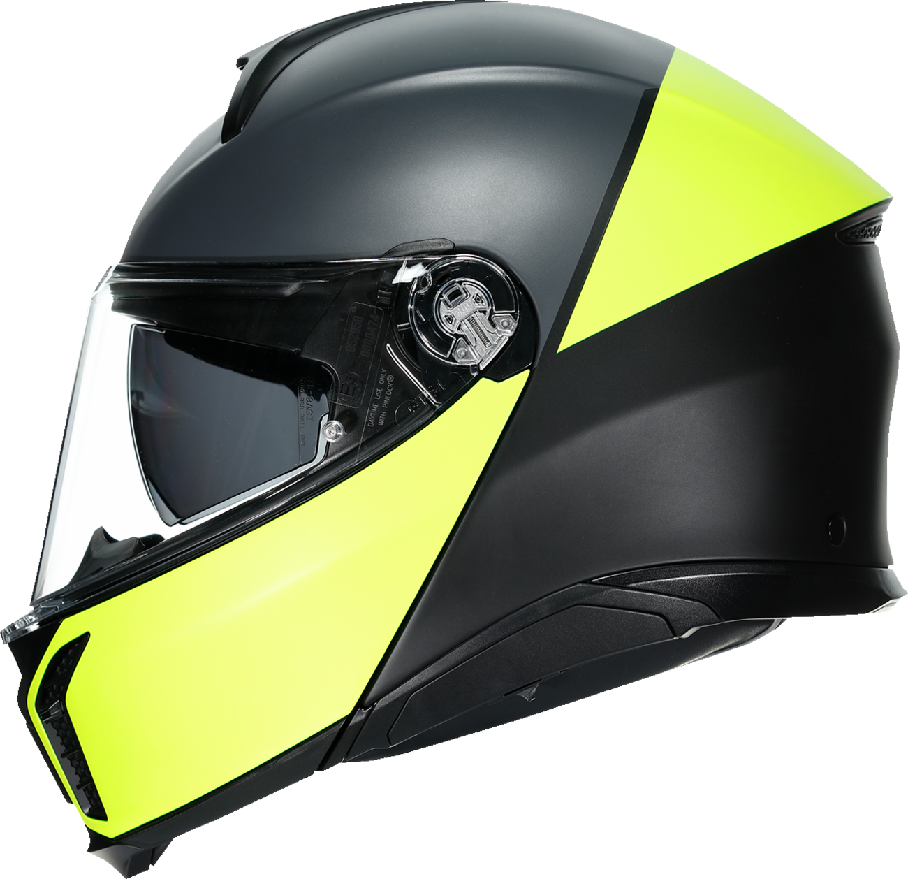 AGV Tourmodular Helmet  Balance  Black/Yellow Fluo/Gray