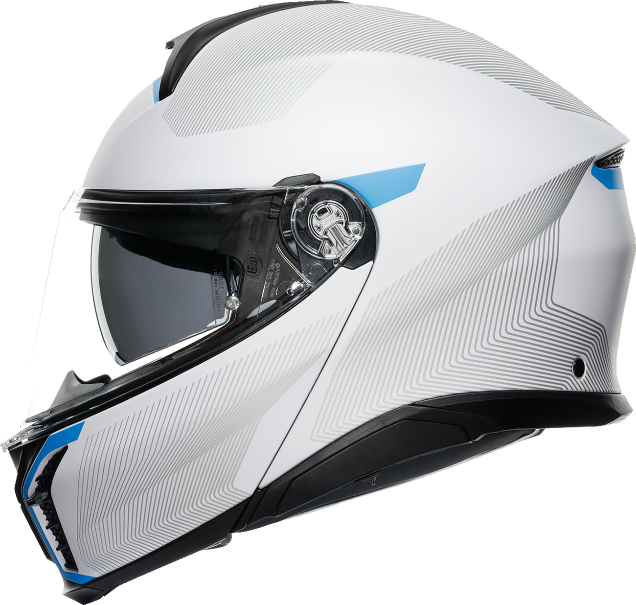 AGV Tourmodular Helmet  Frequency  Light Gray/Blue