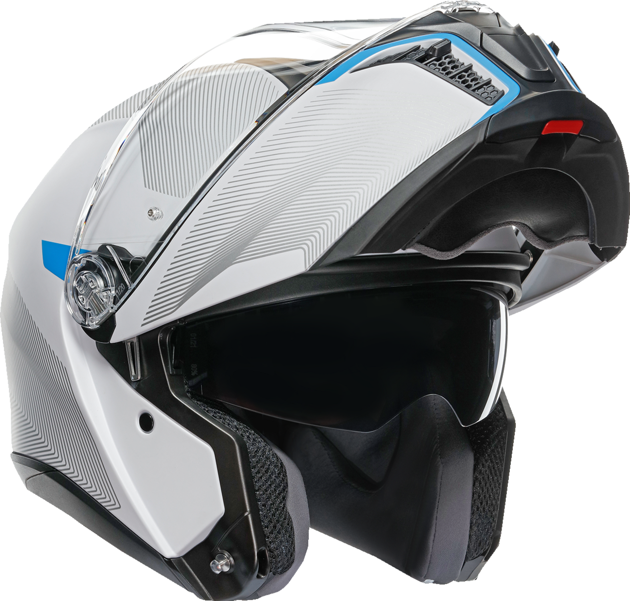 AGV Tourmodular Helmet  Frequency  Light Gray/Blue