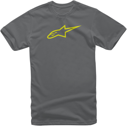 ALPINESTARS Ageless TShirt  Charcoal/HiVis Yellow