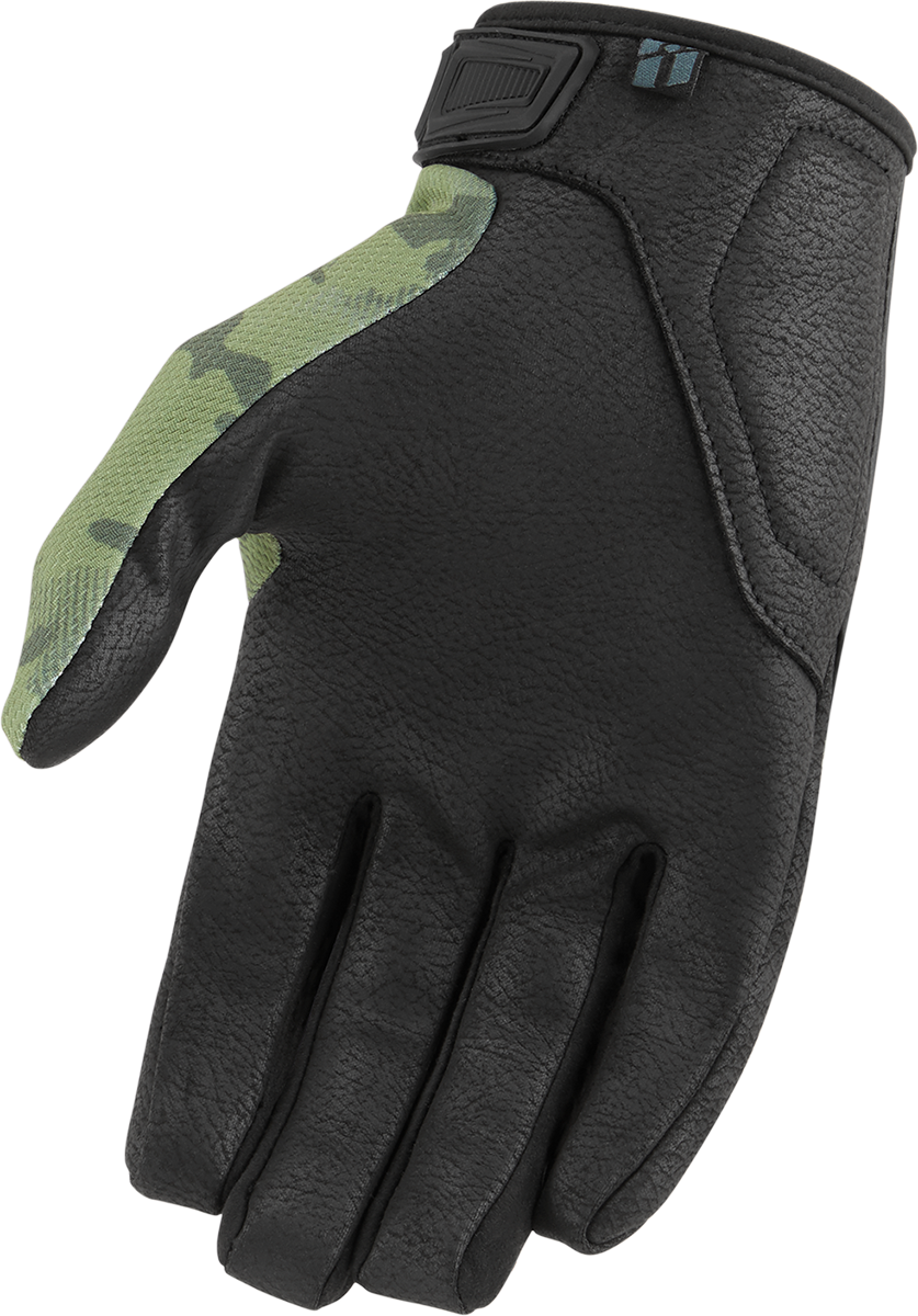 ICON Hooligan™ CE Gloves  Green Camo